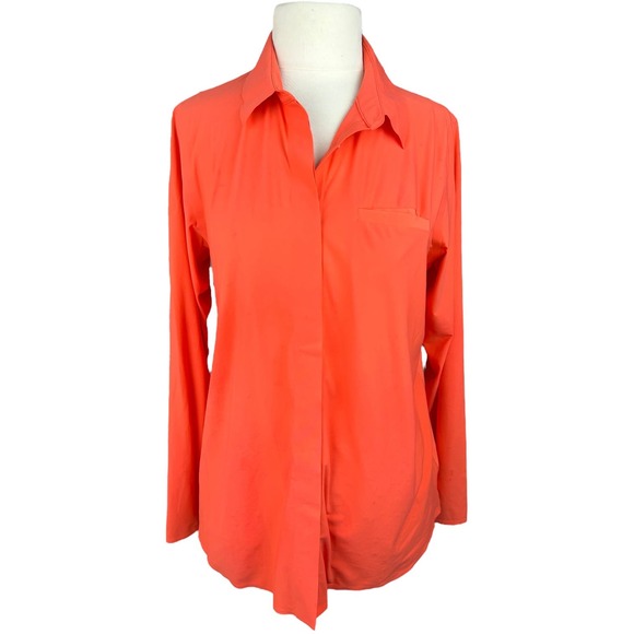 Athleta Urbanite Button Down Top - Picture 1 of 6